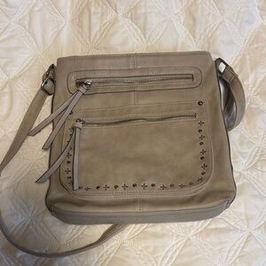 Stylish Tan Crossbody Bag